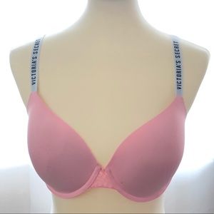 Victoria's Secret Tshirt Bra Bright Pink Coral